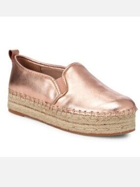 Sam Edelman Carrin Espadrilles in Metallic Rose